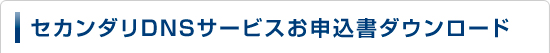 セカンダリDNSサービスお申込書ダウンロード